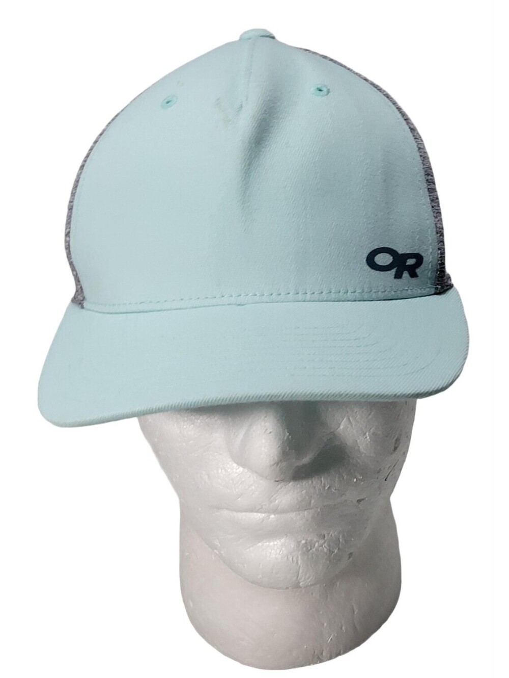 Outdoor Research One Ten Flexfit Yupoong Blue & Gray Strapback Baseball Hat Cap